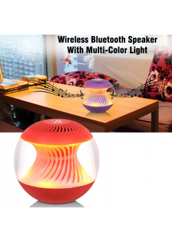 Aibimy MY300BT Wireless Bluetooth Speaker With Multi-Color Light, BT300